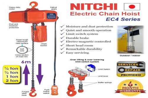 Palăng xích điện EC4 Series NITCHI JAPAN