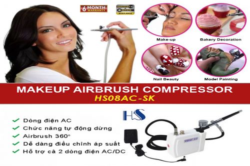 Máy nén khí phun sơn đa năng HS08AC-SK